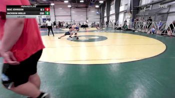 120 lbs Round Of 32 - Mac Johnson, NC United vs Jackson Wells, CKWA