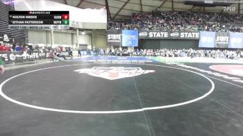 Boys 1A 144 lbs Champ. Round 2 - Eithan Patterson, Wapato vs Kolton Weeks, Cashmere
