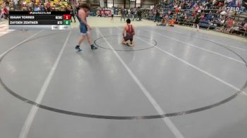 150 lbs Cons. Round 2 - Zayden Zentner, MTC-MANTANONA TRAINING CENTER vs Isaiah Torres, Magic City Wrestling Club