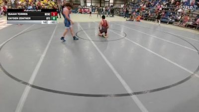 150 lbs Cons. Round 2 - Zayden Zentner, MTC-MANTANONA TRAINING CENTER vs Isaiah Torres, Magic City Wrestling Club