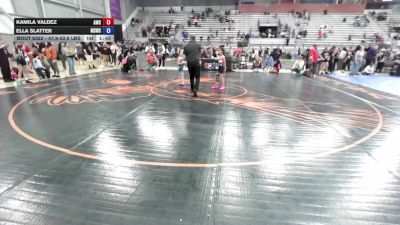 47.9-52.9 lbs Cons. Semis - Kamila Valdez, Asylum Wrestling Club vs Ella Slatter, Mt Spokane Wrestling Club