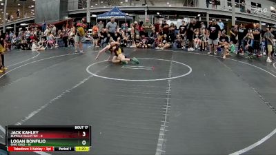 76 lbs Round 5 (8 Team) - Jack Kahley, Buffalo Valley WC vs Logan Bonfilio, Ohio Gold