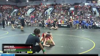 112 lbs Semifinal - Jawad Bazzi, Wrestling University vs Nathan Cloum, Whittemore-Prescott