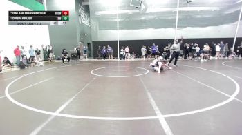 110 lbs Cons. Semi - Drea Kruse, The Best Wrestler vs Dalani Hornbuckle, Rogers High School Wrestling