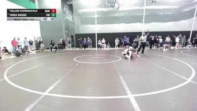 110 lbs Cons. Semi - Drea Kruse, The Best Wrestler vs Dalani Hornbuckle, Rogers High School Wrestling