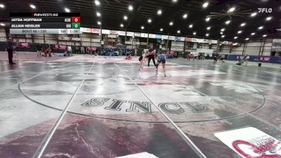 130 lbs Quarterfinal - Jillian Heisler, Spearfish High School vs Jayda Hoffman, Aberdeen Central Golden Eagles