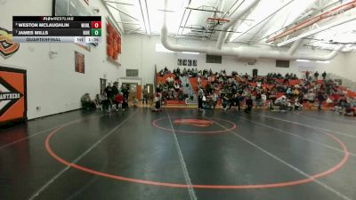 175 lbs Quarterfinal - James Mills, Lockwood (Billings) vs Weston McLaughlin, Riverton