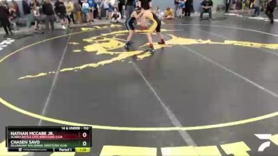 110 lbs Round 1 - Nathan McCabe Jr., Alaska Battle Cats Wrestling Club vs Chasen Savo, Dillingham Wolverine Wrestling Club