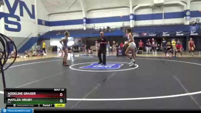62 lbs Cons. Round 1 - Addeline Graser, NE vs Matilda Hruby, CO