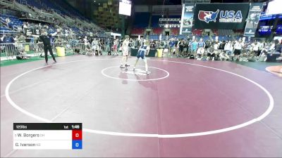 120 lbs Rnd Of 64 - Weston Borgers, OH vs Grady Iverson, ND