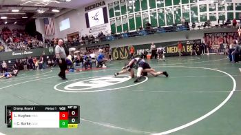 144 lbs Champ. Round 1 - Caleb Burke, Cloverleaf (Lodi) vs Layton Hughes, Miami East (Casstown)