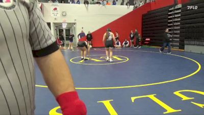 190 lbs Champ. Round 1 - Myah VanLaningham, Davis County vs Emma Sanders, Iowa City Liberty