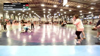 132 lbs Rr Rnd 3 - Michael Canova, Iron Faith Wrestling vs Ben Lamson, Brady Strong