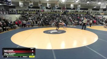 132 lbs Champ. Round 2 - Will Schmitt, St. Croix Central vs Alix Colby, Abbotsford/Colby