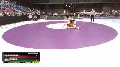 5A-190 lbs Quarterfinal - Noah Mathis, Lansing vs Dalton Meyers, Hays