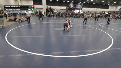 150 lbs Cons. Quarters - Evan Matkovich, Illinois vs Kieran Akerson, AMDG Wrestling Academy