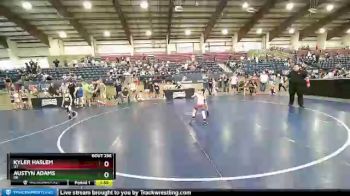 56 lbs Semifinal - Kyler Haslem, UT vs Austyn Adams, OR