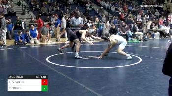 152 lbs Consolation - Kevin-Michael Schork, St. Christopher's School vs Nicholas Hall, Caravel Academy