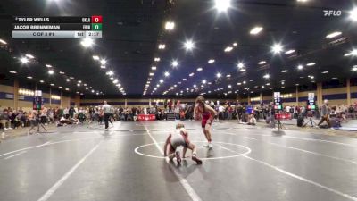 141 lbs C Of 8 #1 - Tyler Wells, Oklahoma vs Jacob Brenneman, Edinboro