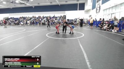 53 lbs Round 3 - Frankie Dinoso, RBWC (Rancho Bernardo) vs Nicolas Lopez, 951 Wrestling Club