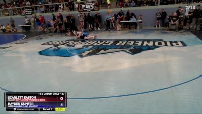 87 lbs Round 1 - Hayden Kumfer, Interior Grappling Academy vs Scarlett Easton, Alaska Battle Cats Wrestling Club