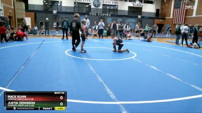 89-96 lbs Round 3 - Mack Kuhn, Morgan Wrestling Club vs Justin Dennison, Charger Wrestling Club