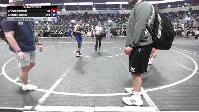 155 lbs Consi Of 8 #2 - Chase Hinton, Titan Wrestling vs Andres Rubio, BV Bison
