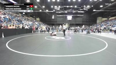 150 lbs Cons. Round 1 - Roberto Macias, Hays vs Emiliano Martinez, Kansas City - Piper HS