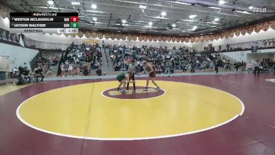 165 lbs Semifinal - Jaydon Walther, Green River vs Weston McLaughlin, Riverton