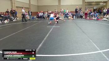 115 lbs Round 1 - Cannon Haun, Higher Calling Wrestling Club vs Cameron Underwood, Glasgow Wrestling Academy
