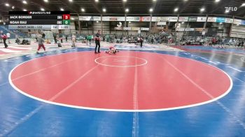 132 lbs 7th Place Match - Noah Rau, Gorilla Wrestling Club vs Jack Border, Siouxland Wrestling Academy