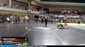 80 lbs Semis (4 Team) - Jack Nielsen, PEM (Plainview/Elgin/Millville) vs Wyatt Stutsman, HLWW