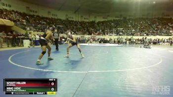 5A-126 lbs Quarterfinal - Nino Vidic, Elgin Public Schools vs Wyatt Miller, Glenpool