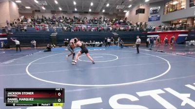 215 lbs Semifinal - Daniel Marquez, Wylie East vs Jackson Stoner, Rockwall