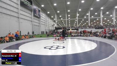 95 lbs McKenzie Astorino, Pennsylvania Blue vs Piper Phillips, Iowa