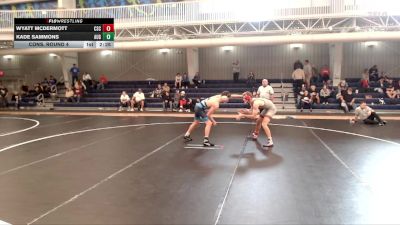 149 lbs Cons. Round 4 - Kade Sammons, Augustana (SD) vs Wyatt McDermott, Chadron State