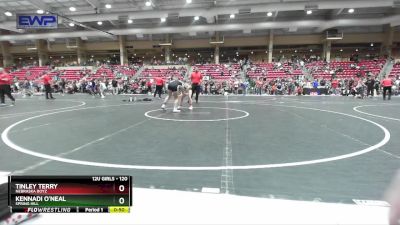 120 lbs Quarterfinal - Kennadi O`Neal, Spring Hill vs Tinley Terry, Nebraska Boyz