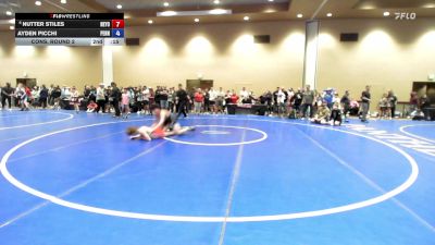 132 lbs Cons. Round 2 - Vincent Darch, New York vs Alan Vitebskiy, New York