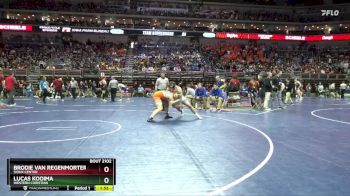 2A-215 lbs Champ. Round 1 - Brodie Van Regenmorter, Sioux Center vs Lucas Kooima, Western Christian