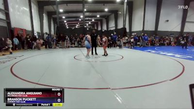 160 lbs Round 1 - Alexandra Anguiano, Hillsboro Mat Club vs Branson Puckett, Cowboy Mat Club