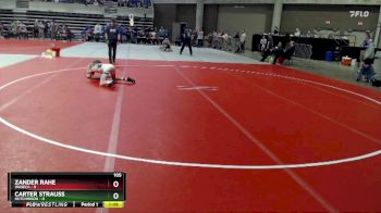 105 lbs Semis & 1st Wrestleback (8 Team) - Carter Strauss, Hutchinson vs Zander Rahe, Waseca