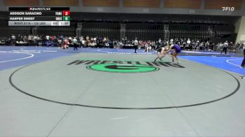 100 lbs Round Of 16 - Sam Wingfield, Grantsville vs Maddelyn Modawell, Mountain View ID