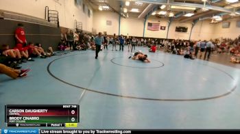 125-127 lbs Round 2 - Brody Cinabro, Fort Collins vs Carson Daugherty, Central