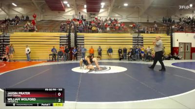 165 lbs Cons. Round 6 - William Wolford, Tipton H.S. vs Jaxsin Prater, East Central