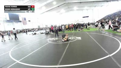 113 lbs Quarterfinal - Travis Torres, Fourth Chamber WC vs Jessie Hernandez, Apple Vallley