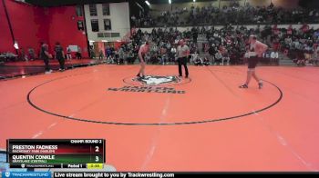 190 lbs Champ. Round 2 - Jimmy Mastny, Woodstock (MARIAN) vs Ayden Goodwin, Machesney Park (HARLEM)
