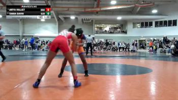 145 lbs Champ. Round 3 - Tamia Davis, Olentangy Orange vs Amya Hallet, Wauseon High School