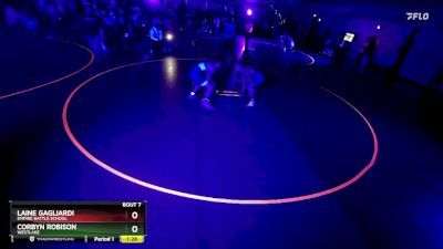 126 lbs Quarterfinal - Laine Gagliardi, Empire Battle School vs Corbyn Robison, Westlake