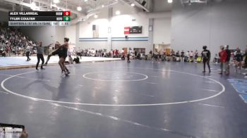 190 lbs Quarters & 1st Wb (16 Team) - Alex Villarreal, North Gwinnett vs Tyler Coulter, North Forsyth