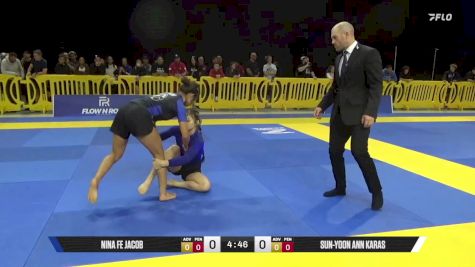 Sun-Yoon Ann Karas vs Nina Fe Jacob 2025 Pan IBJJF Jiu-Jitsu No-Gi Championship
